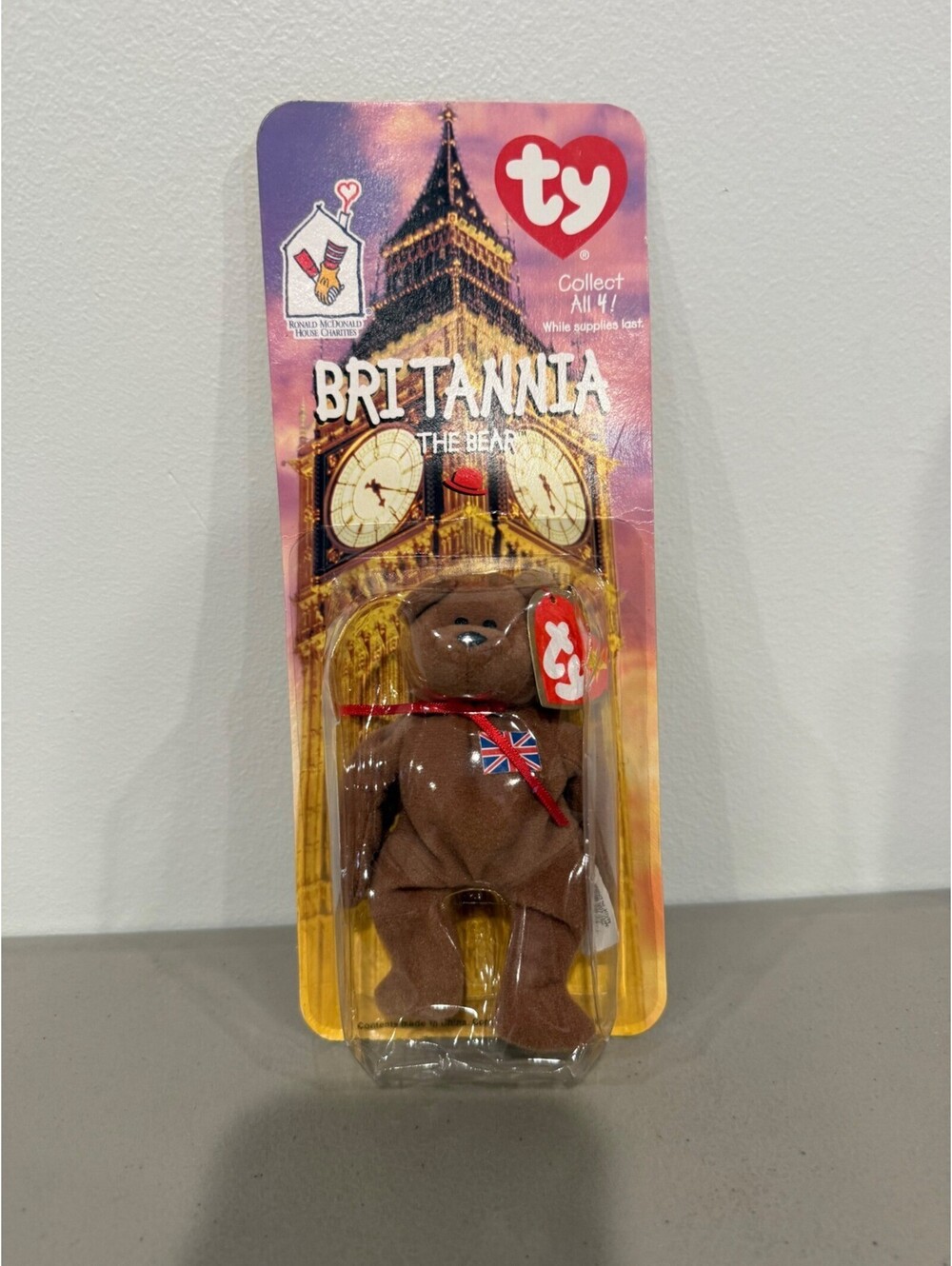 Ty Britannia The Bear Beanie Baby